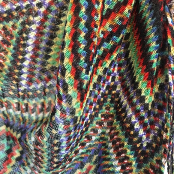 Colorful Scarf Geometric Rainbow - Picture 4 of 4